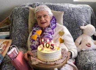 Vista Resident Ann Evans Turns 105