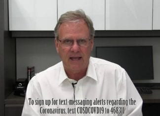 Supervisor Jim Desmond Coronavirus Update 3/18 11am