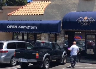 Sunrise Café in Vista Will Not Re-open