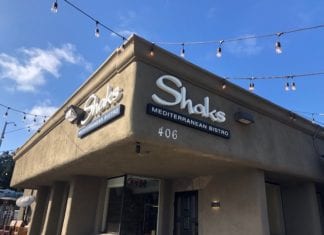Shaks Mediterranean Bistro to Re-Opens