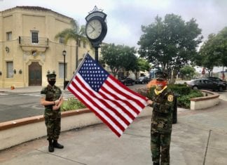 50 Flags Placed On Main Street for Memorial Day