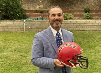 Autographed Marshall Faulk Football Helmet