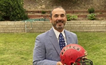 Autographed Marshall Faulk Football Helmet