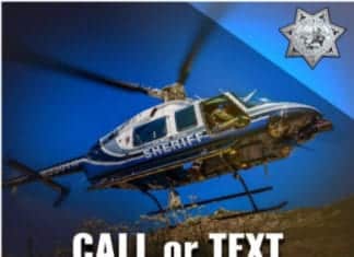 Sheriff’s Department Helicopter Messages Straight to Your Phone.
