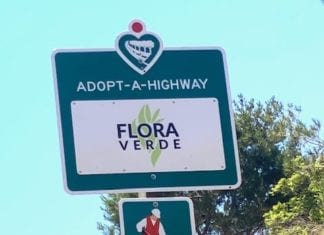 Flora Verde Awarded 13 On and Off Ramps Hwy 78 in California’s Adopt-A-Highway