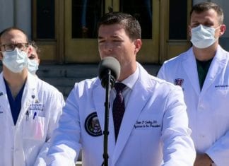 Watch: White House doctor provides update from hospital on Donald Trump’s condition