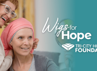 The Wigs for Hope Program Fundraiser is 72% of the Way to the Goal