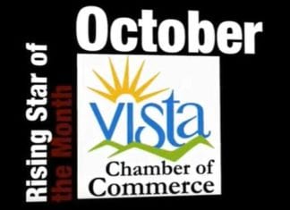 Vista Chamber of Commerce October Rising Star Program Shines