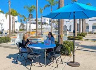 Oceanside Opens Oceanside Fountain Patio in Support of Local Businesses