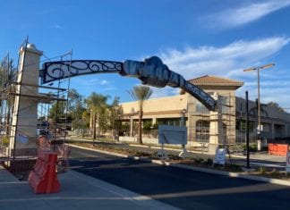 Second Paseo Santa Fe Arch Has Been Installed- Unveiling Dec 17th