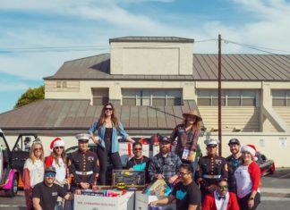 Marine Toys for Tots Donation Drive Thru Was a Great Success