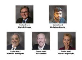 Three New Members Sworn Into Palomar’s Governing Board