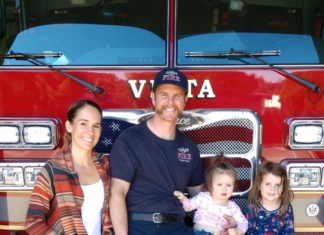Vista Fire Firefighters Support Their Family