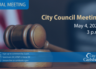Carlsbad City Council Meeting May 4th