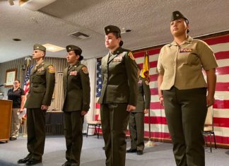 North San Diego Young Marines Retirement Ceremony
