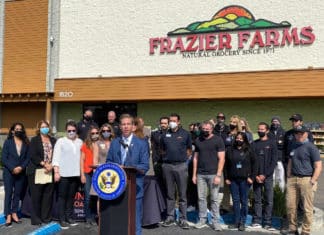 Rep. Mike Levin Highlights Legislation to Stop Child Hunger at Frazier Farms