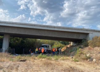 Caltrans Encampment Trash & Debris Removal Cleanup