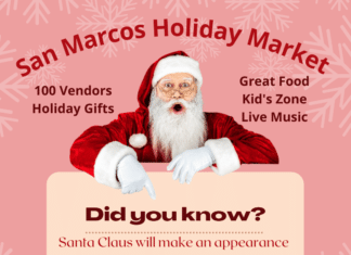 San Marcos Holiday Market Sunday, December 5th