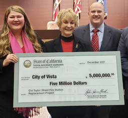 Vista Receives $9.1M in State Funding For Funding Priorities