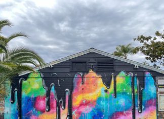 THE YEAR BEGINS WITH A BRAND NEW CARLSBAD ART WALL