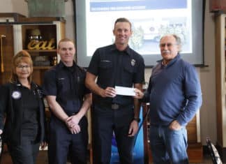 Escondido Rotary Club Donates to the Escondido Police, Fire Cadet and Explorer Posts