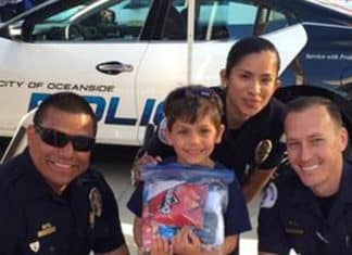 Oceanside Police Shares Random Acts of Kindness