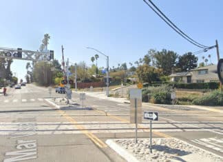 Mar Vista Drive Rail Crossing Closed April 8 -10