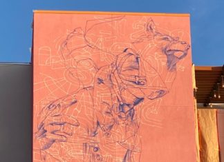 World Famous International Artist Creates 60-foot Mural in Vista