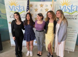 Vista Chambers’ March High School Rising Stars are Recognized VIDEO