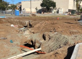 S. Santa Fe Avenue Roundabout Construction