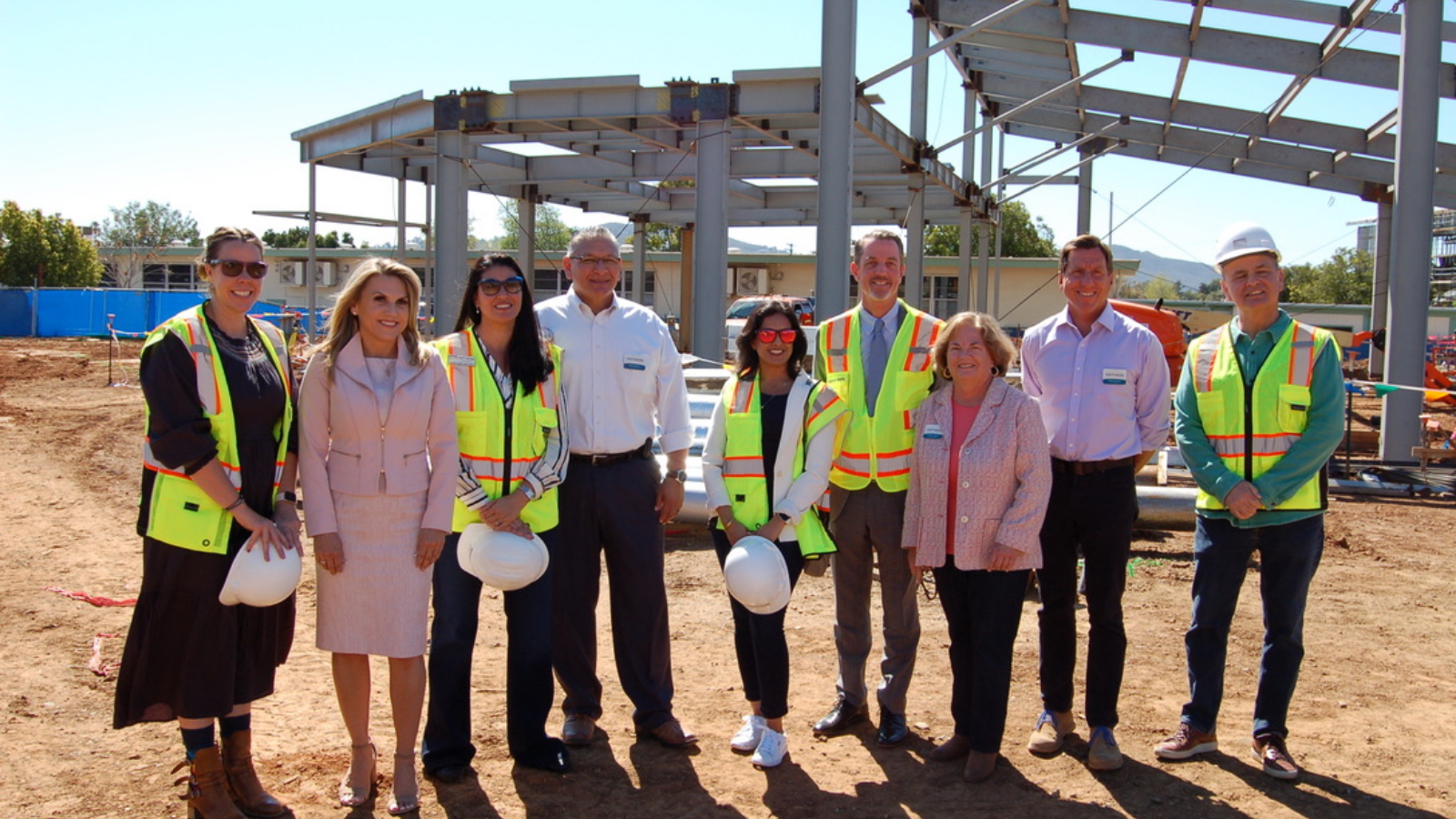 Topping out Ceremony For San Marcos School District North County 
