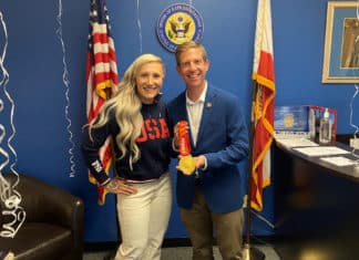 Rep. Mike Levin Recognizes Local Olympic Gold Medalist Kaillie Humphries as Constituent of the Month