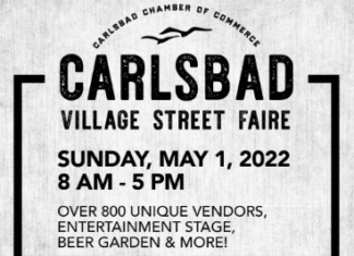 Carlsbad Chamber of Commerce 48th Annual Carlsbad Village Street Faire Sunday, May 1,