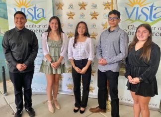 Vista Chambers’ April High School Rising Stars are Recognized VIDEO