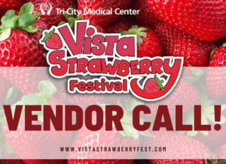 12th Annual Vista Strawberry Festival Vendor Spots Available