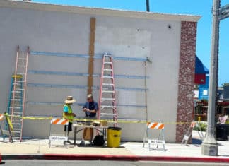 Downtown Oceanside’s Mural Site Prep Underway