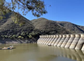 Lake Hodges Dam Repair Continues