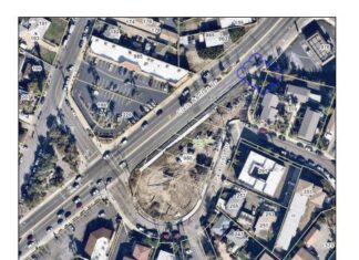 Lane Closed on Civic Center Drive