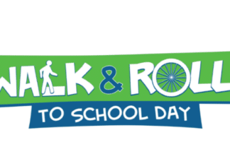 Watch Out for Walkers and Bicyclists on National Walk and Roll to School Day