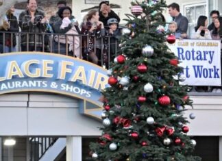 Holiday Tree Lighting at Village Faire Sunday Dec 4th