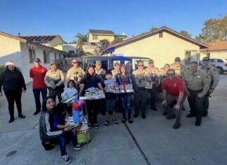 Vista’s Firefighters and Sheriffs Spread Joy to Those in Need