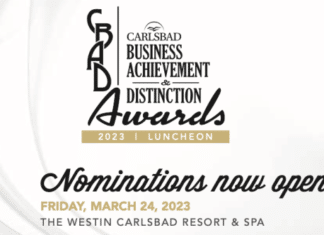 Carlsbad Chamber of Commerce Opens Nominations for 2023 CBAD Awards