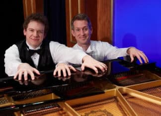 2 Pianos 4 Hands at North Coast Repertory Filled with Comedy and Incredible Piano Performances