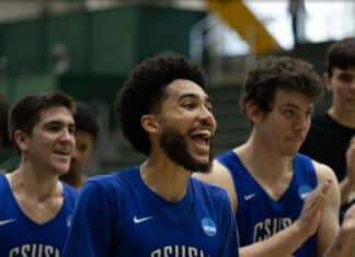 Men’s Basketball Notches First NCAA West Regional Win Against Azusa Pacific