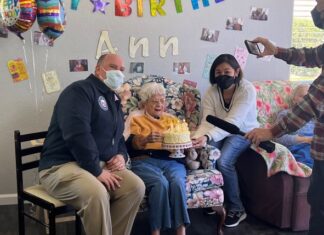 Ann Evans 108 Years Old Today in Vista