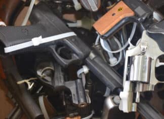 Gun Safety Event More than 100 Weapons Collected