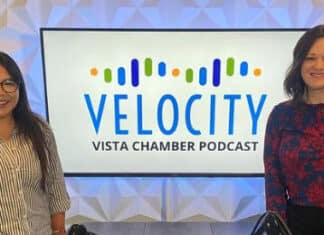 New Velocity Vista Chamber Podcast with our 2023 Heroes of Vista Businessperson of the Year Denisse Barragan!