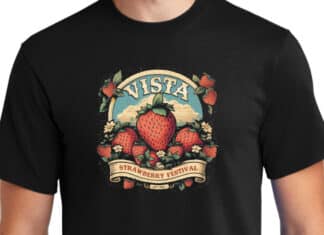 Get your Vista Strawberry Festival / Vista Chamber Merch