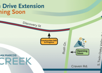 Rush Drive to Twin Oaks Valley Road Opening Soon