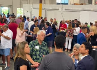 Combined Chambers Mixer at North County Food Bank was a Great Success